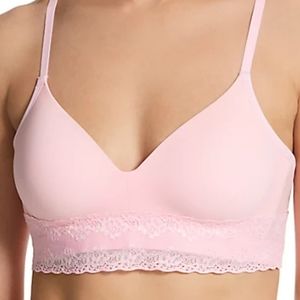 NWT 34B Peony Natori Bliss Perfection Lace Bra